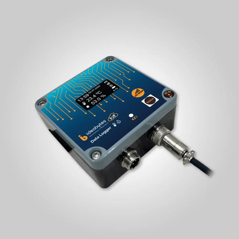 IBI-MTH TSS-MTH120 | 4G M2M Temperature & Humidity Data Logger measures from -40 Deg. C to +120 Deg. C | Humidity from 0% RH to 100% RH - Image 1