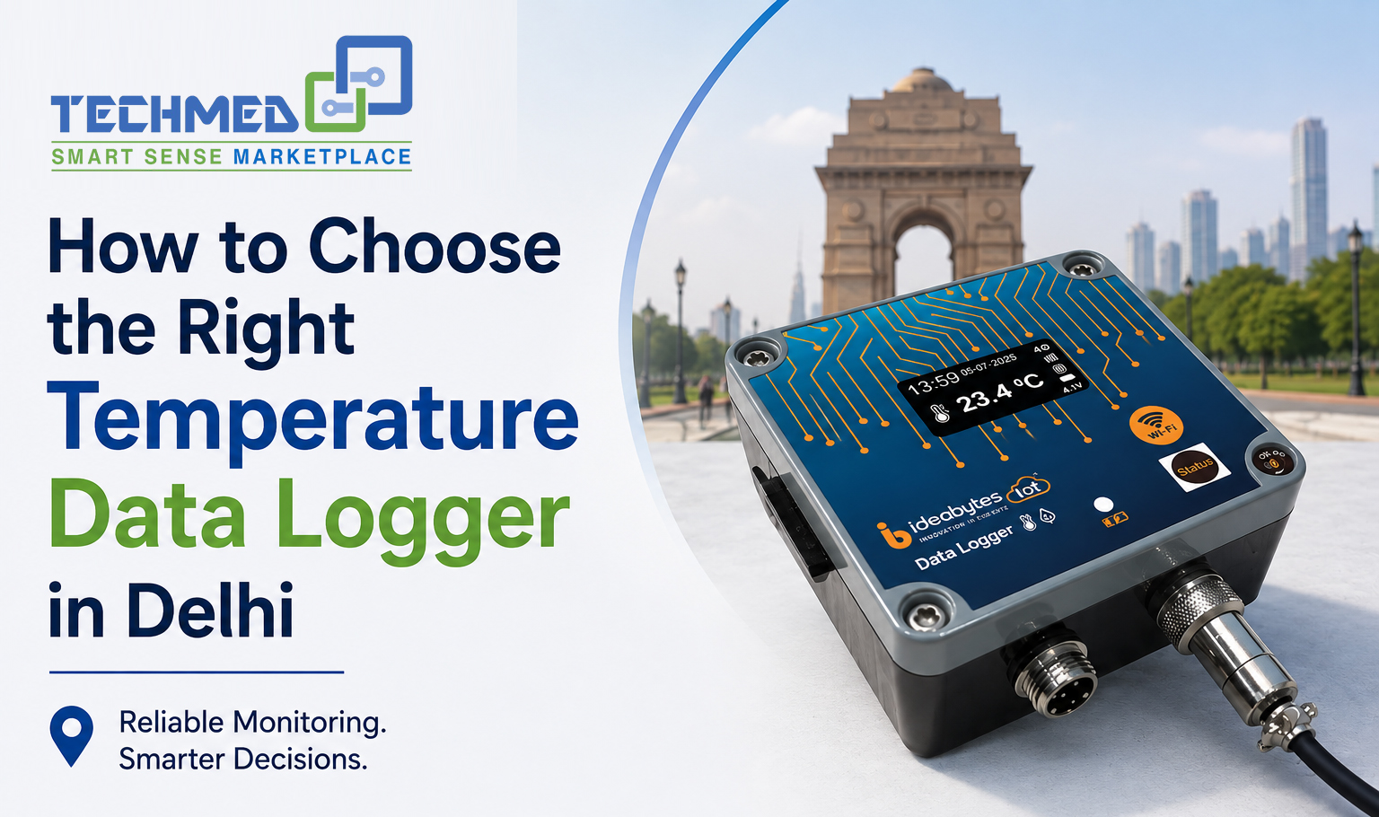 Temperature data logger in Delhi for temperature monitoring